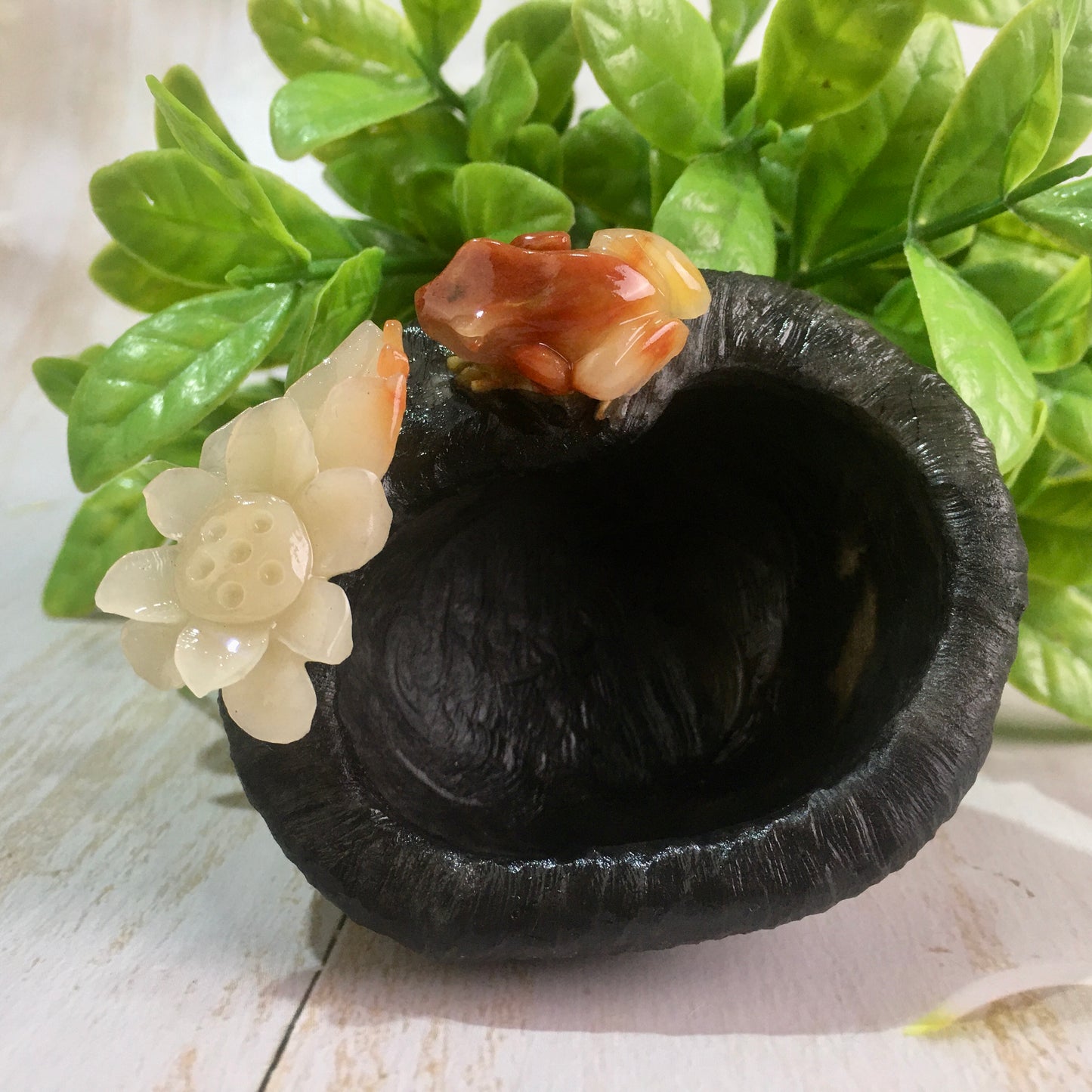 Hot Sale Large Natural Healing Gemstone ross quartz agate bowl For Home Decoration