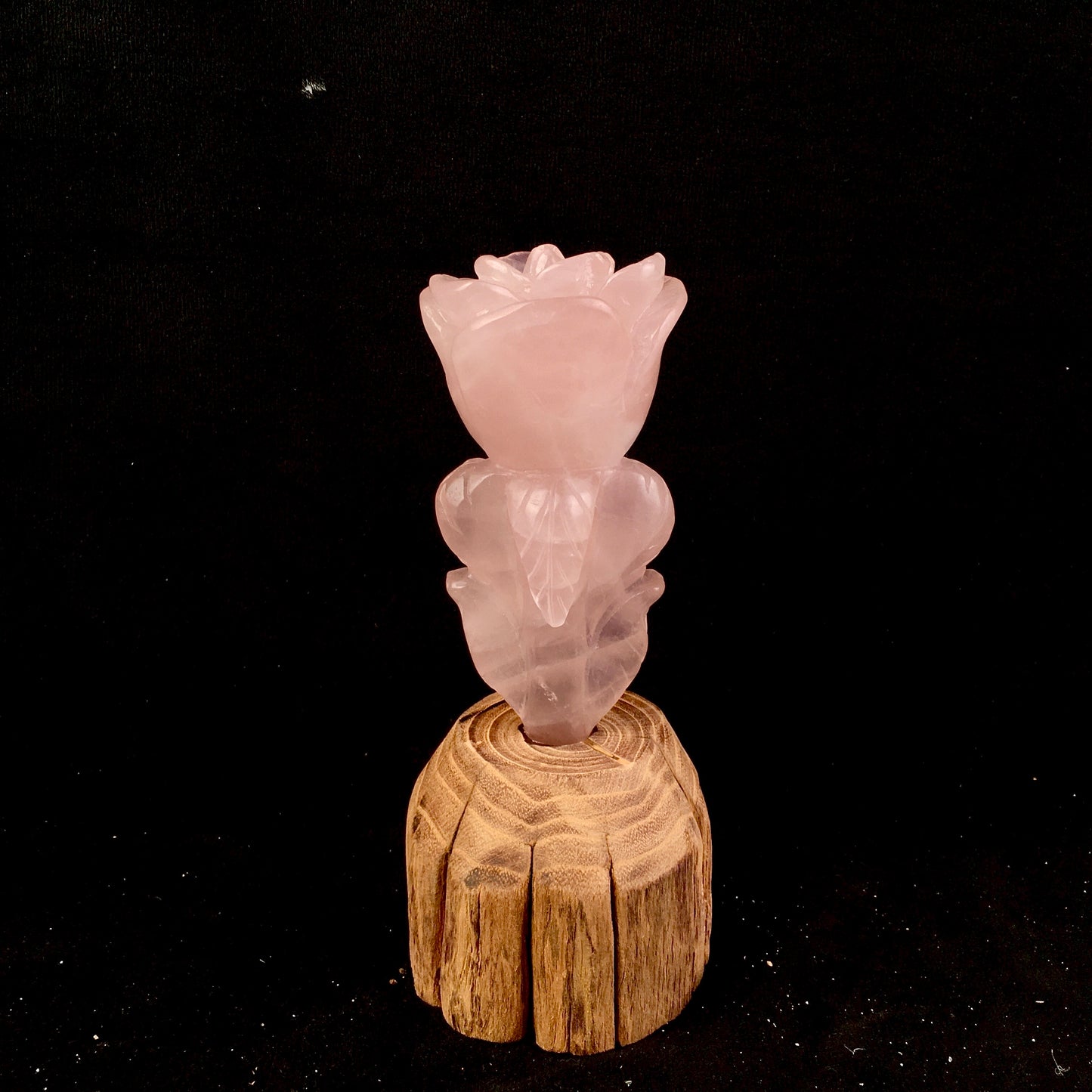 Wholesale natural Crystals Healing Rose Quartz rose Wand For Decoration
