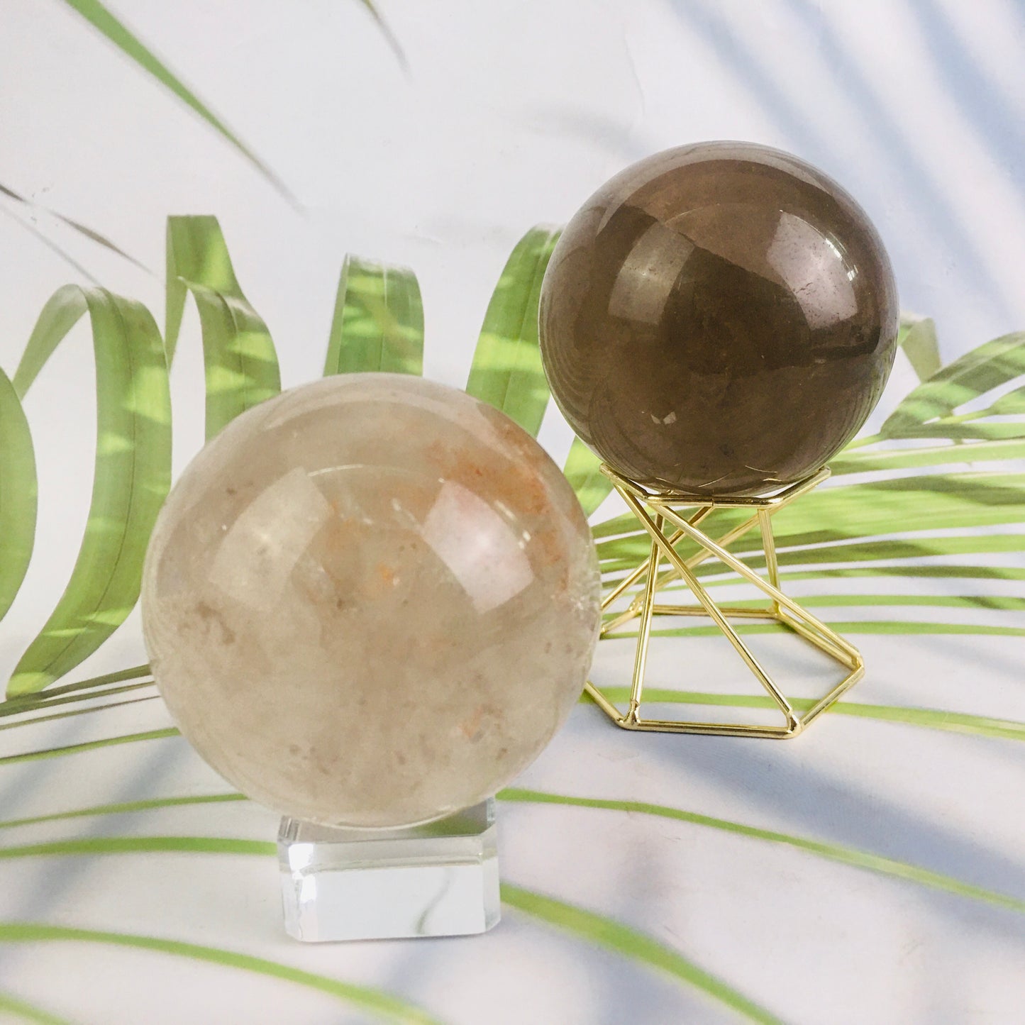 Wholesale Crystal Smoky Quartz Spheres  For decoration 1kg