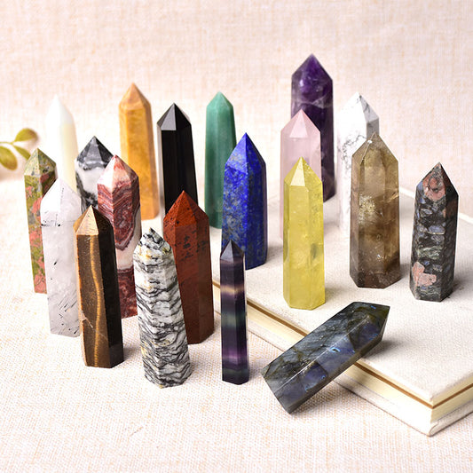 Wholesale Color Natural Stones Crystal Point 1kg