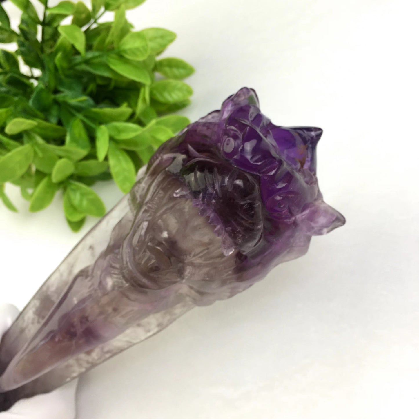 Wholesale natural  truncheon amethyst fox rose and lion  and rose quartz rose wand specimen amethyst wand and rose quartz wand raw stone feng shui quartz for decoraiotion