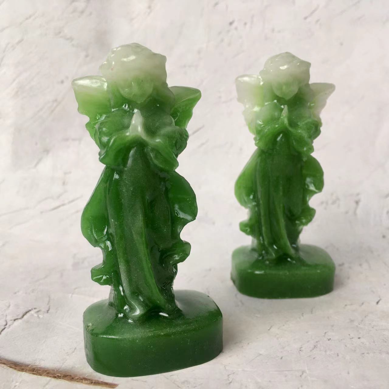 Wholesale Crystal Carving Luminous Angel Small Carving Collection for gift