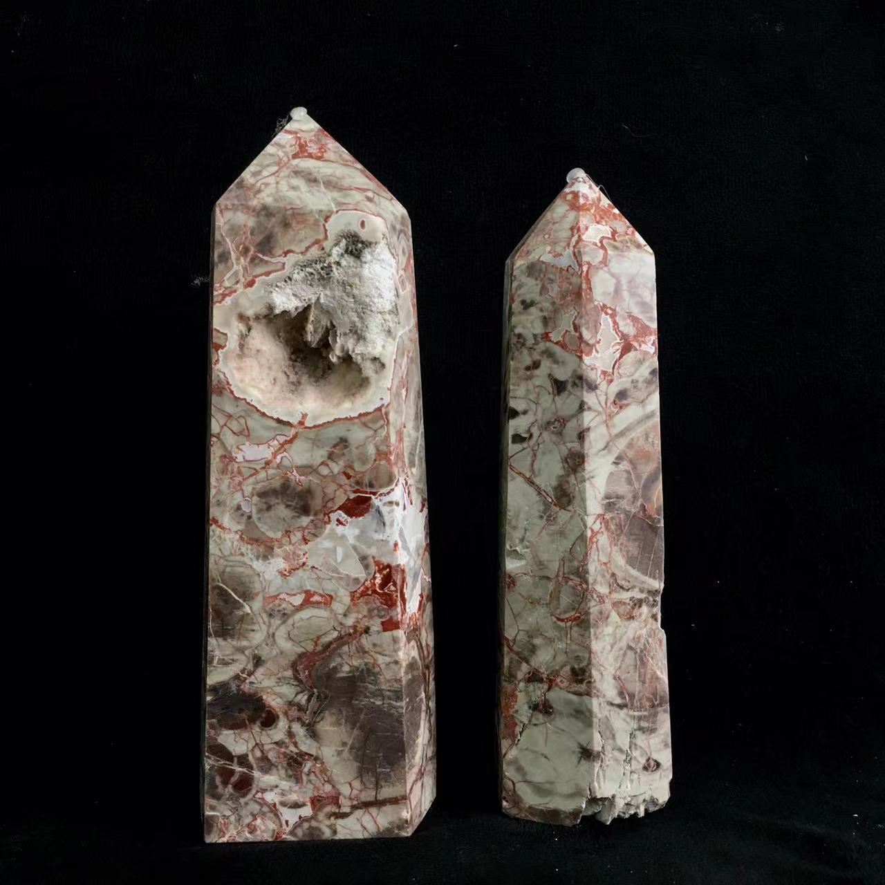Wholesale  Crystals  Money Agate  Tower for decoraiotion 1kg