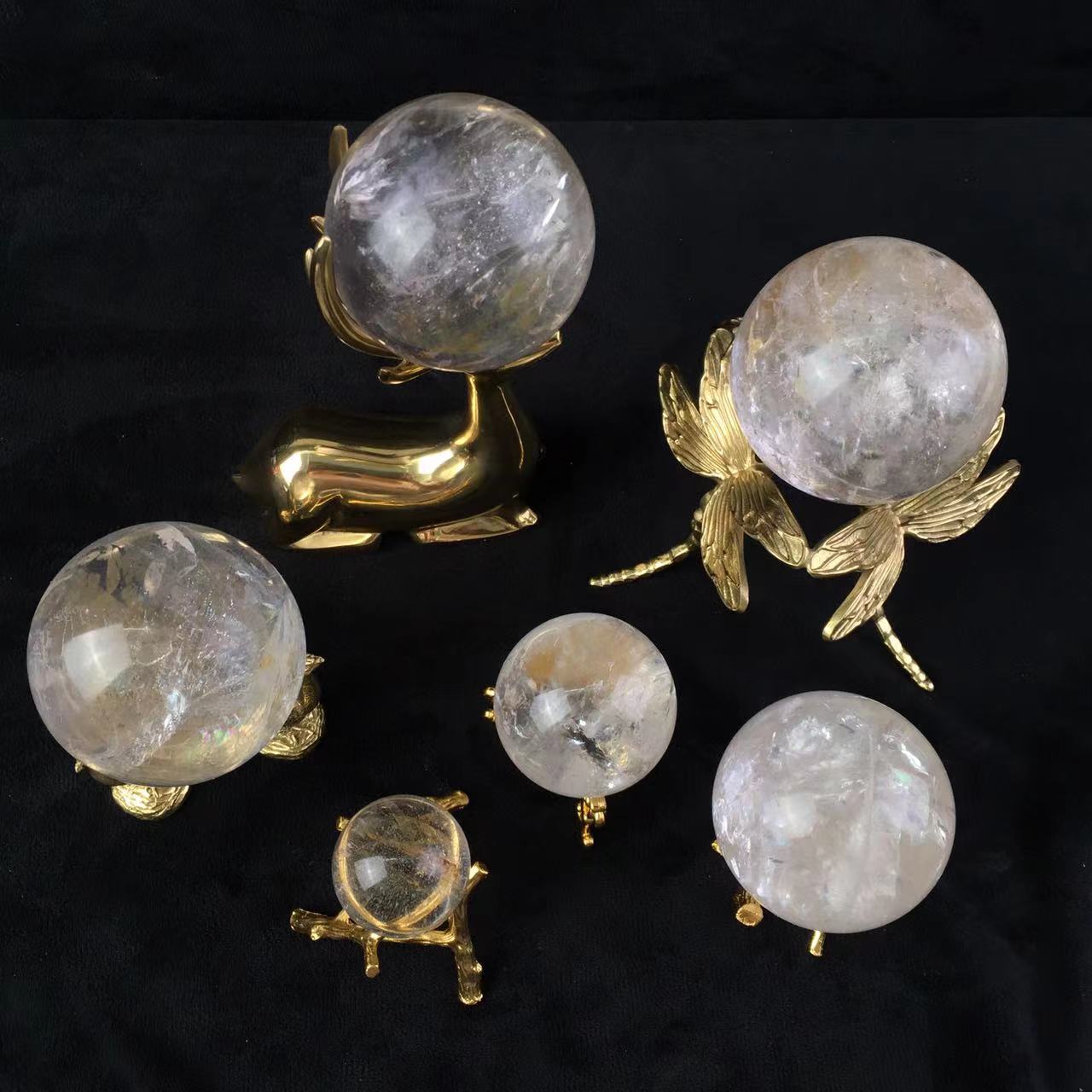 Wholesale Natural Clear Quartz  Sphere  for decoration  1kg