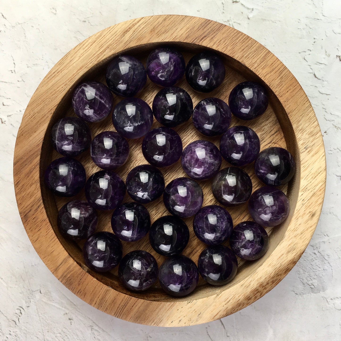 Wholesale amethyst beads natural dream amethyst crystal beads round dream amethyst beads Healing Gem stone beads for decoraiotion