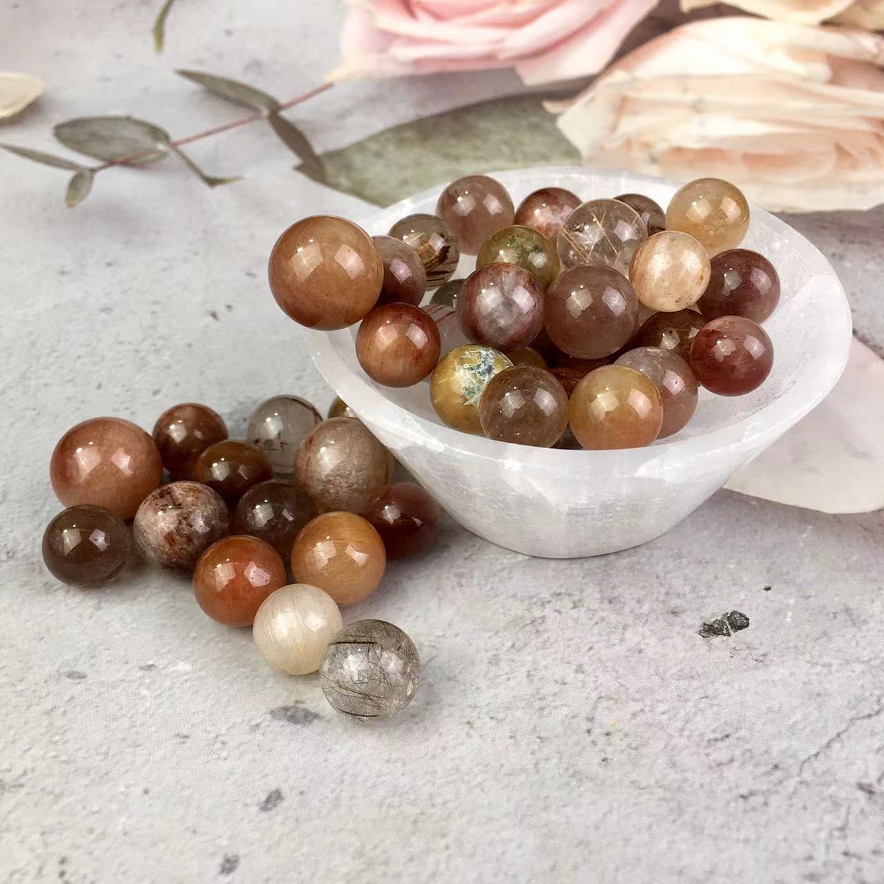 Wholesale Manufacturer Natural  high quality Rutile Bead For Decoration