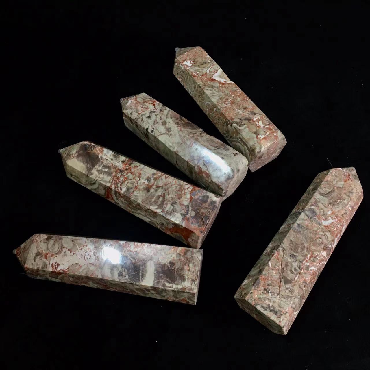 Wholesale  Crystals  Money Agate  Tower for decoraiotion 1kg