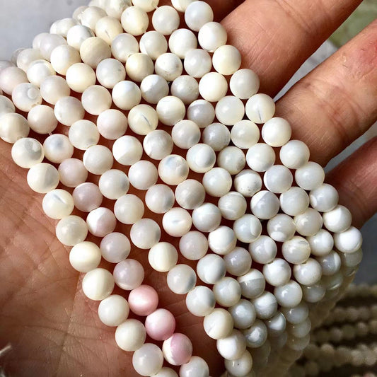 Natural pearl multi color round natural freshwater beads pearls jewelry5.6MM