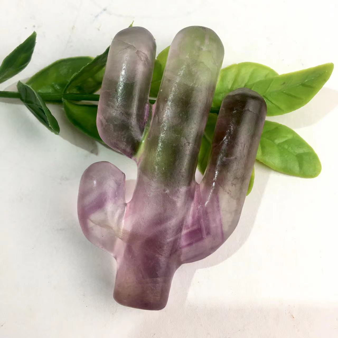 Wholesale High Quality Healing Stones Crystal Crafts Natural Fluorite Crystal Cactus