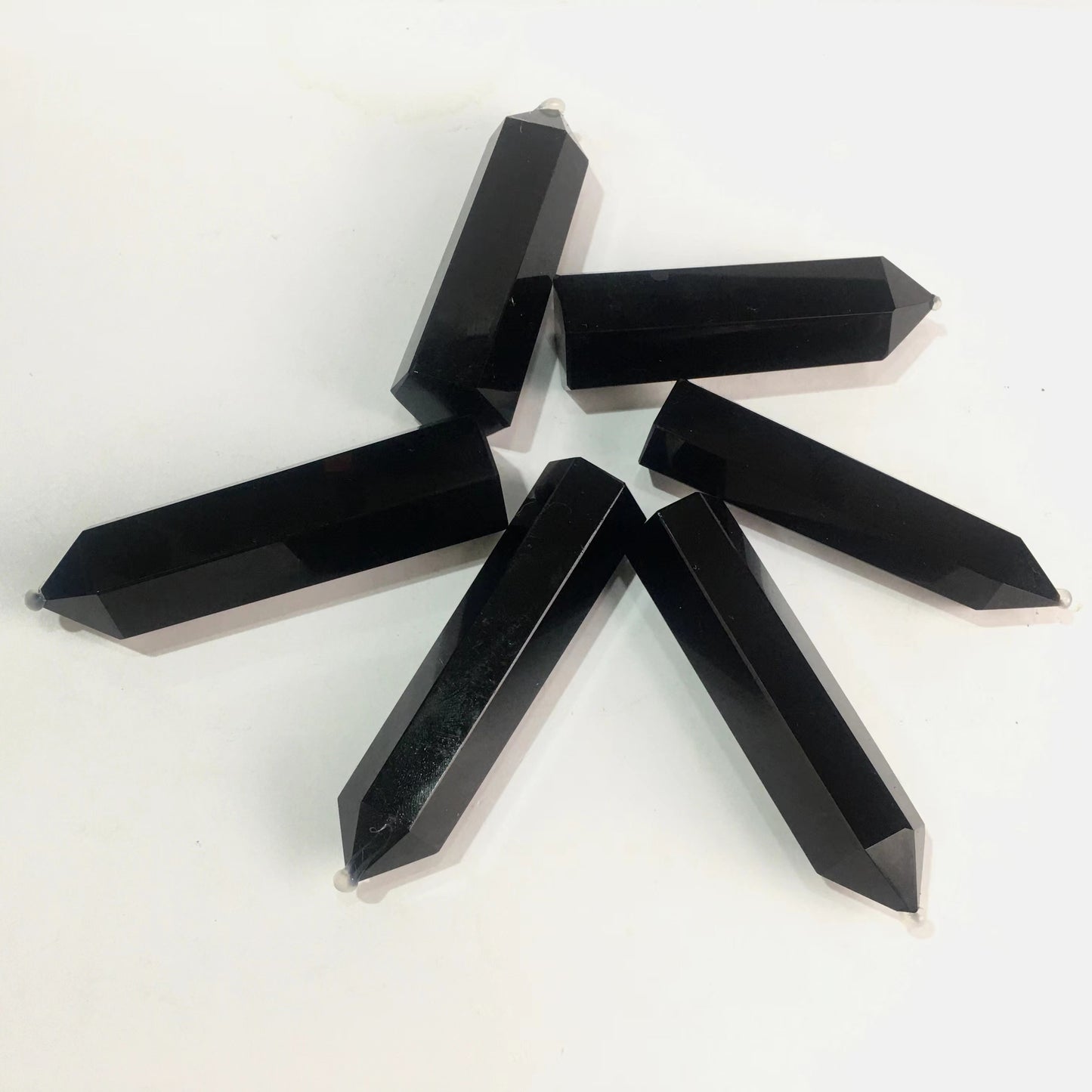 Wholesale Crystal  Natural Crystals Healing Stone  Black Obsidian Tower for  decoraiotion 1kg