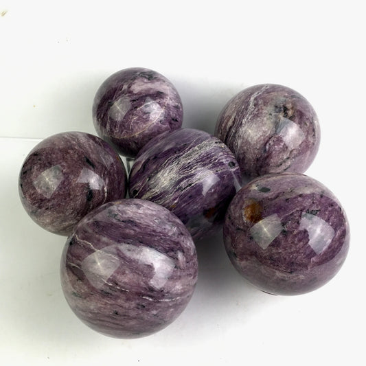 Wholesale high quality reiki Natural Charoite  Spheres for decoration 1kg