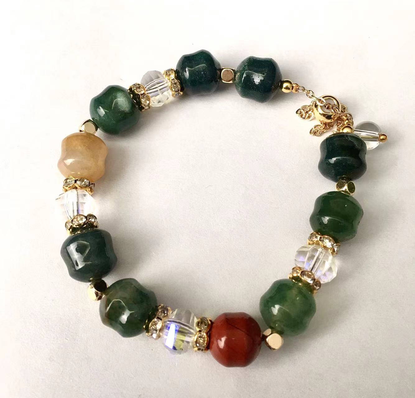 Natural crystal  BraceletHealing Natural Stone Crystal Bracelet