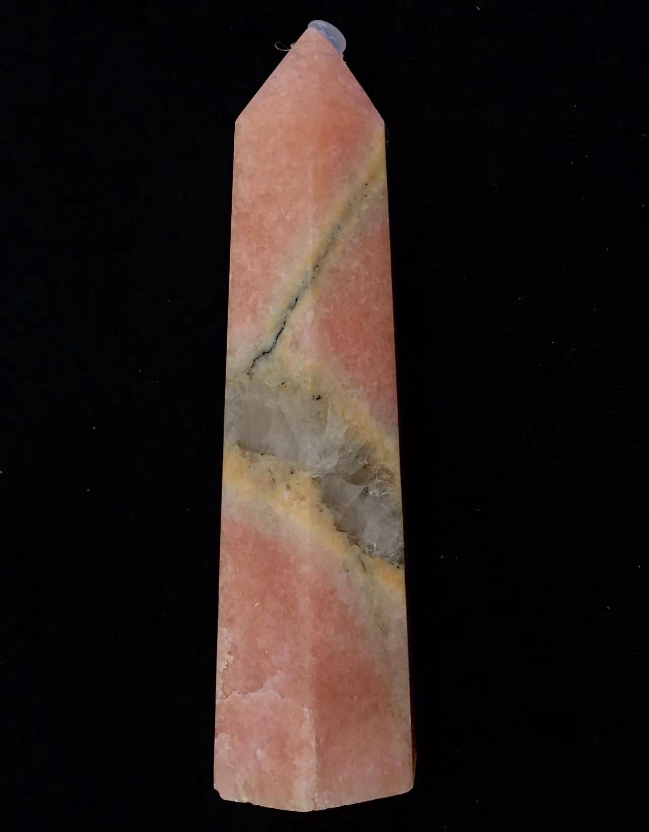 Wholesale high quality reiki natural crystal Peach morganite tower for decoraiotion 1kg