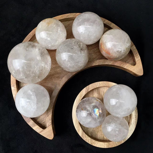 Wholesale High Quality Natural  Clear Quartz  Spheres for decoration  1kg