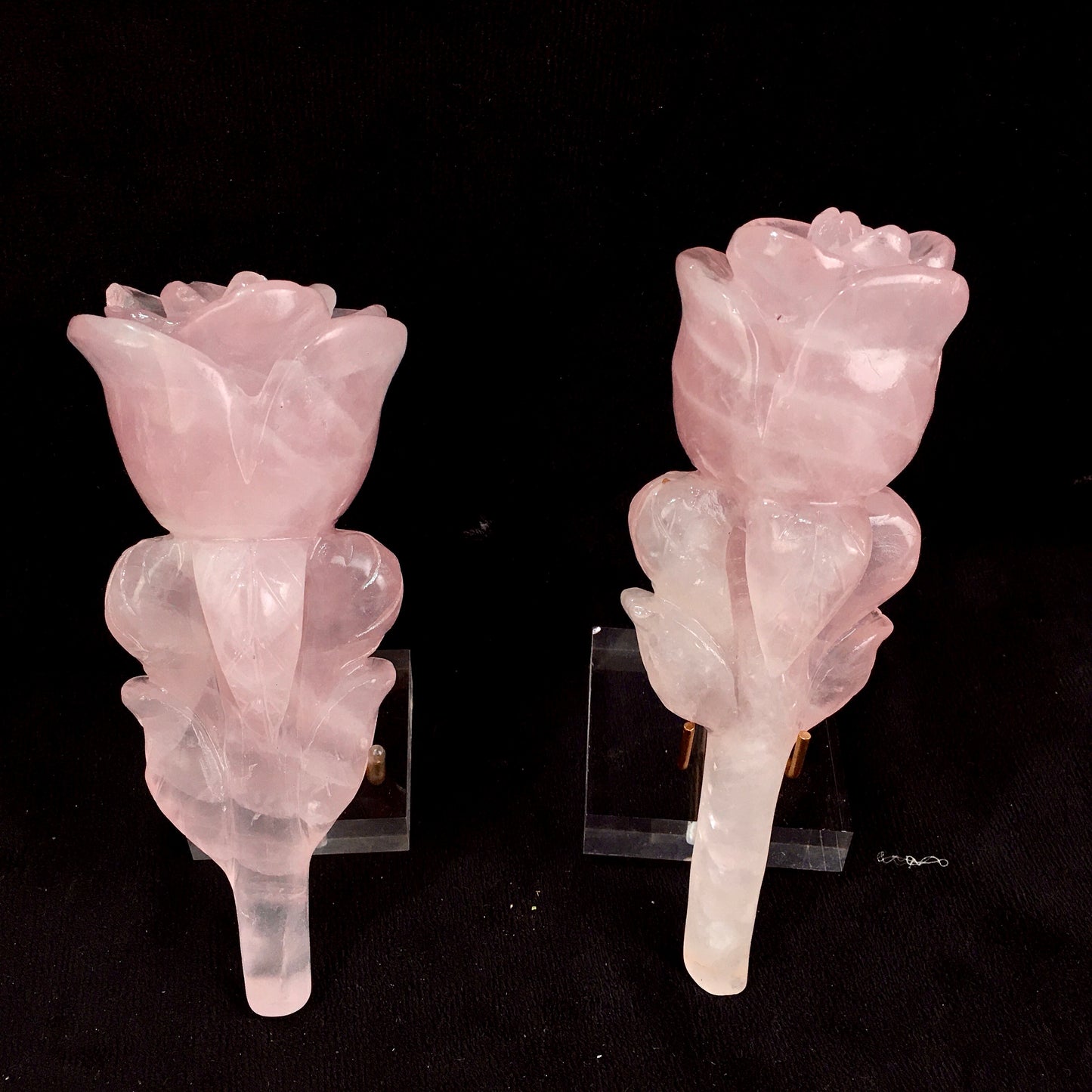 Wholesale natural Crystals Healing Rose Quartz rose Wand For Decoration