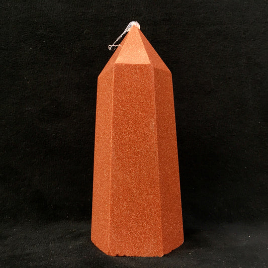 Wholesale Natural  Gold  Sandstone  Crystal Tower for decoration 1kg