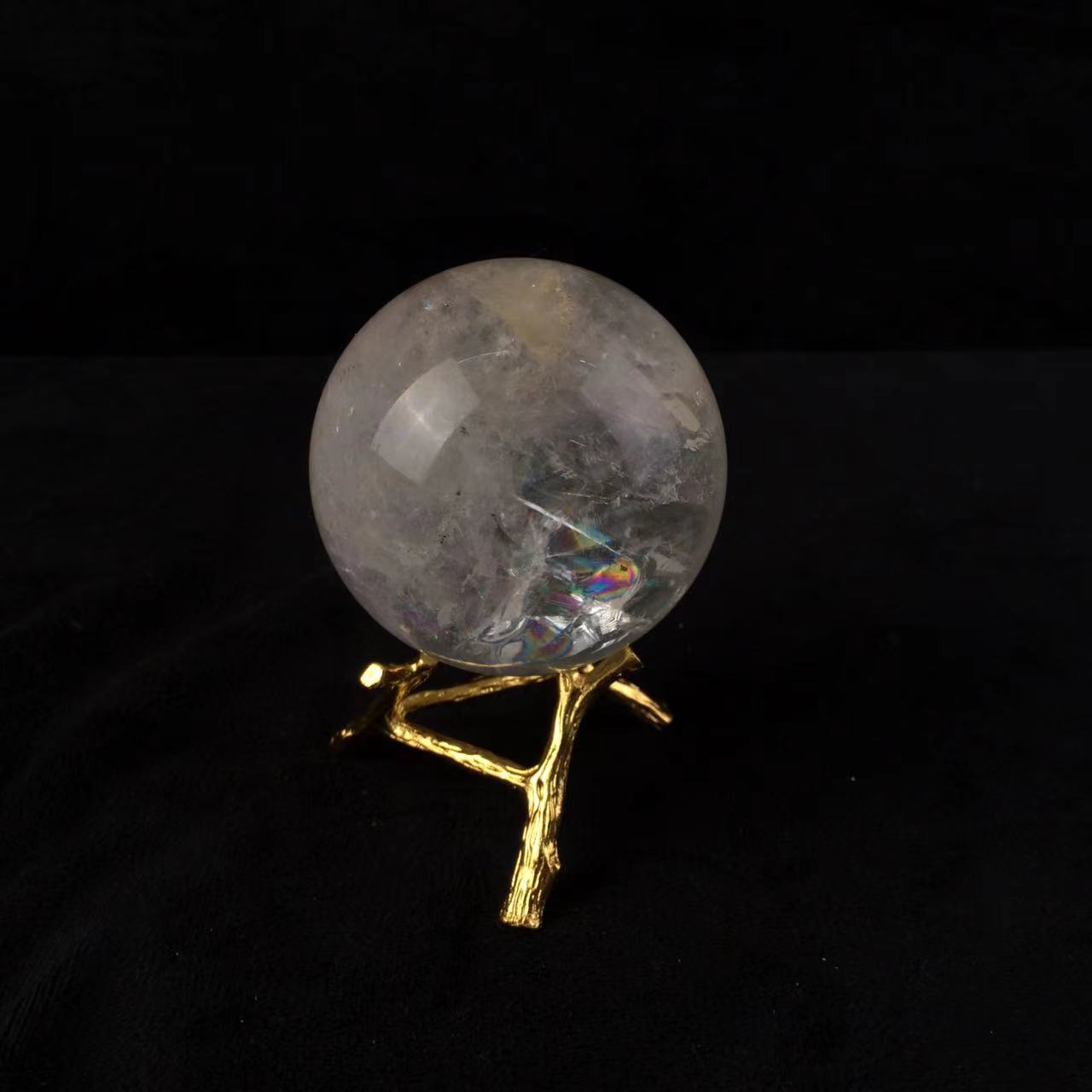 Wholesale Natural Clear Quartz  Sphere  for decoration  1kg