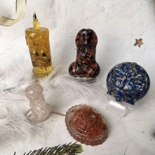 Natural healing crystals gravel chip carving epoxy resin crystal crafts crystal candle/rabbit /pendant /Indian /Doraemon