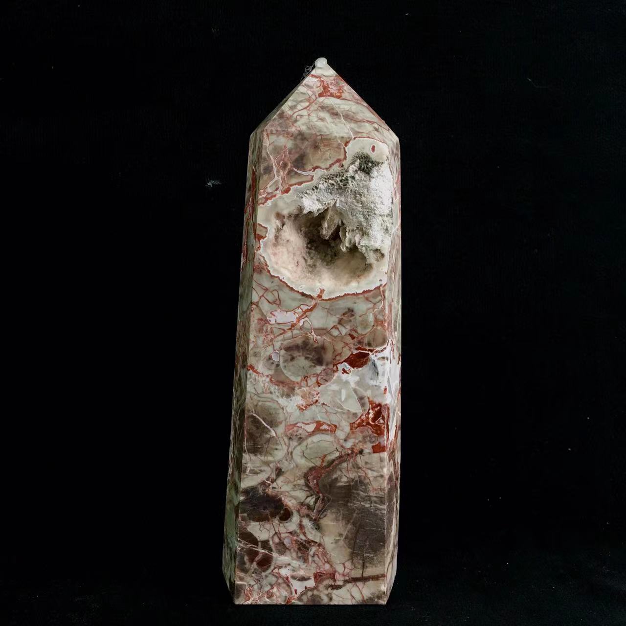 Wholesale  Crystals  Money Agate  Tower for decoraiotion 1kg