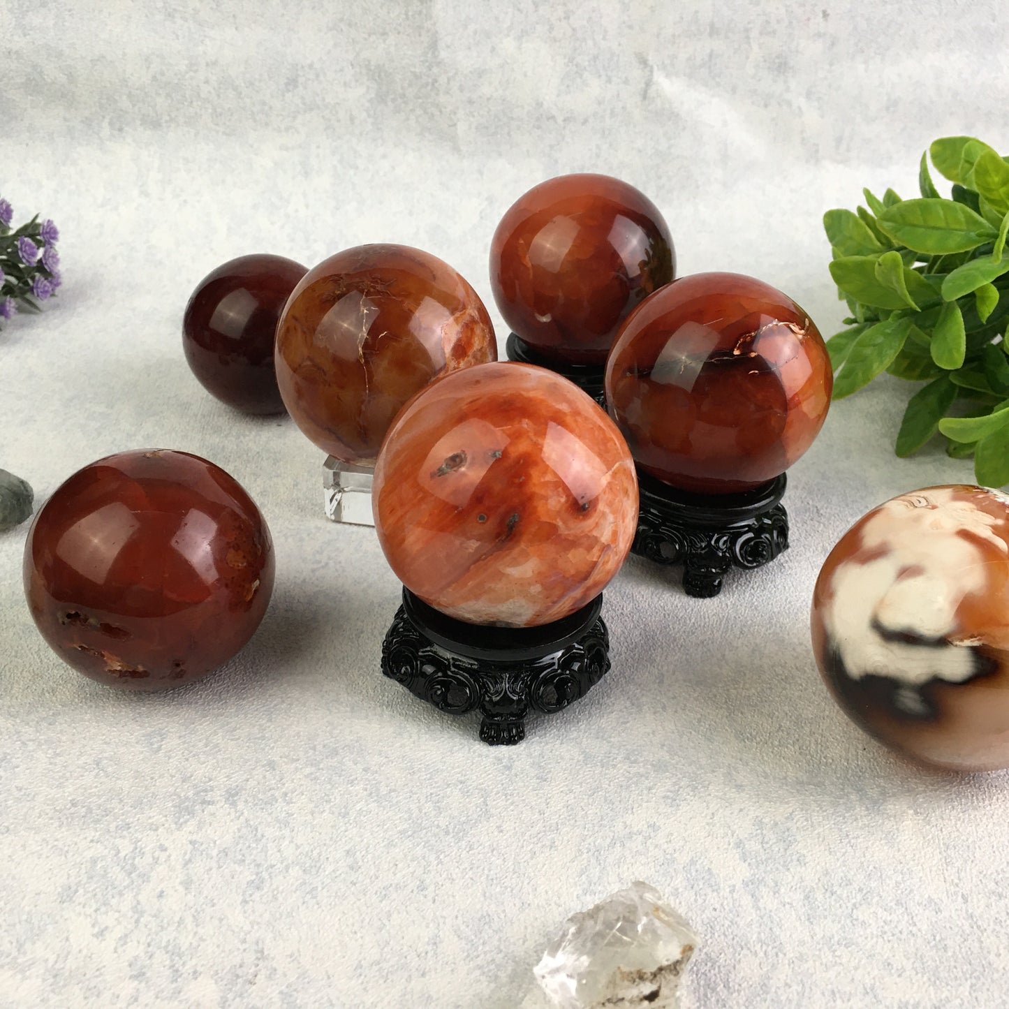 Wholesale High Quality  Healing Quartz Carnelian sphere 1kg