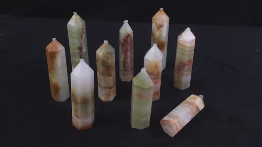 Wholesale natural for Afghanistan jade Healing stone tower  ($46/kg) 1kg