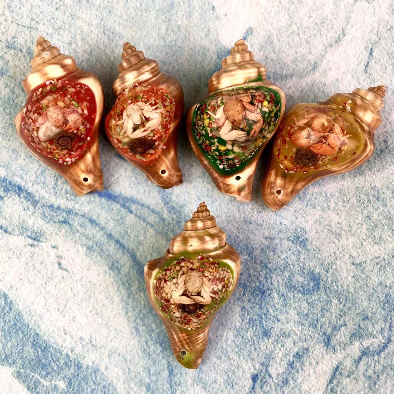 High quality wholesale  Natural Crystal Conch For Decoration