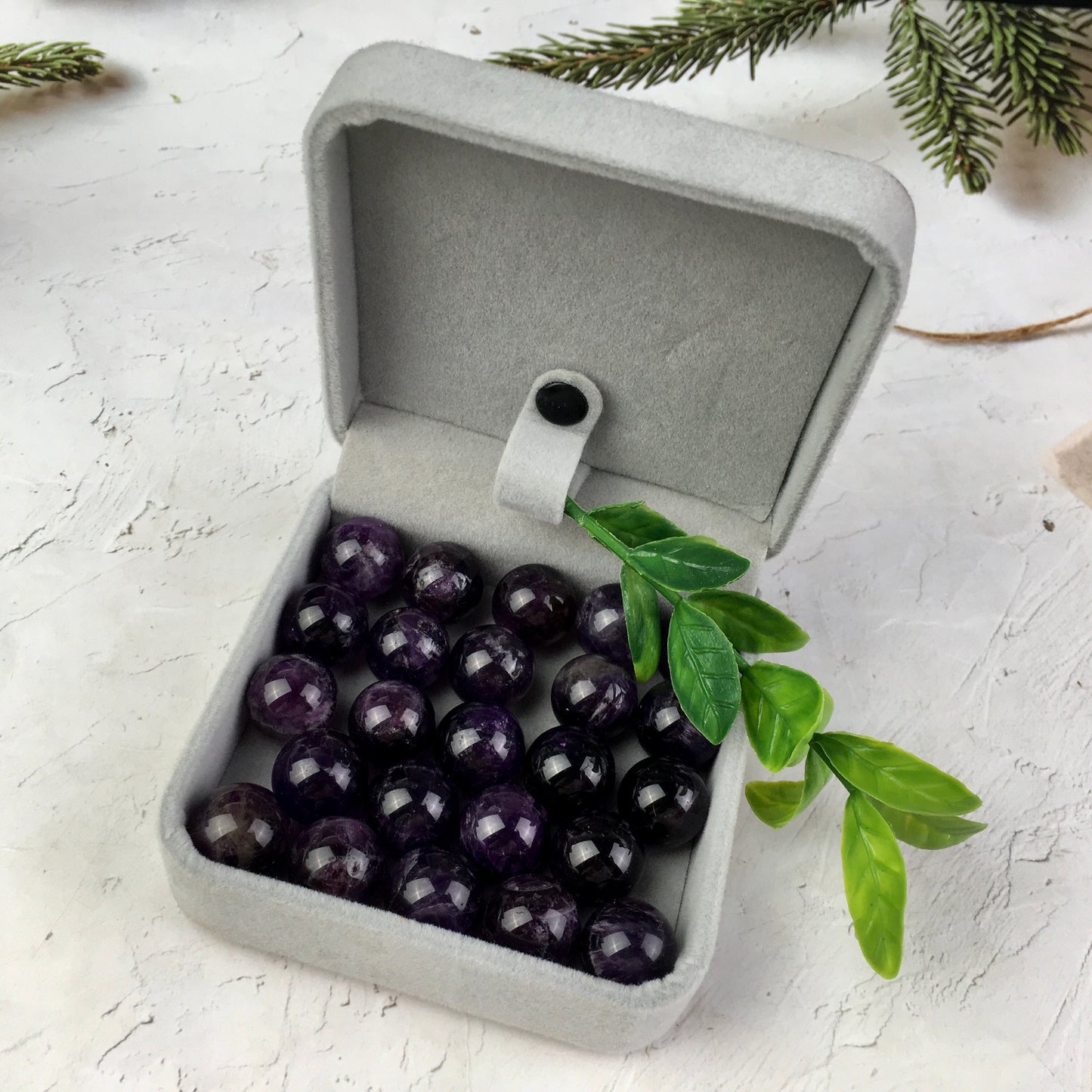 Wholesale amethyst beads natural dream amethyst crystal beads round dream amethyst beads Healing Gem stone beads for decoraiotion