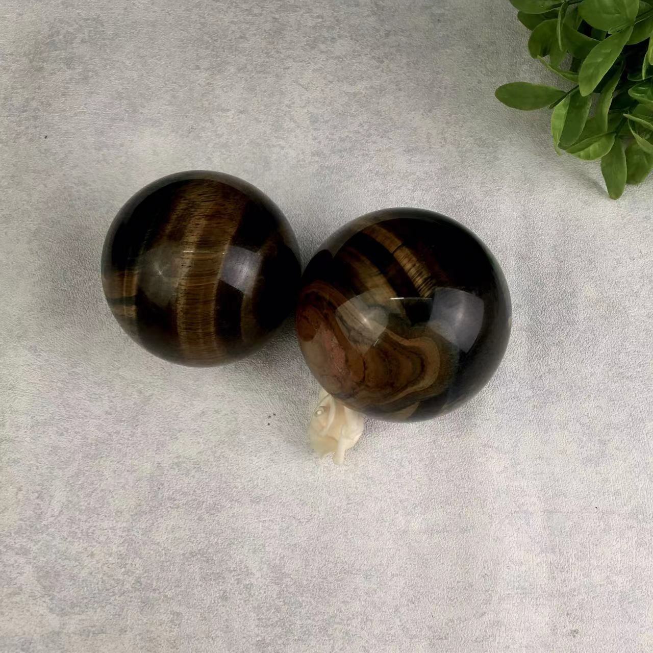 Wholesale Natural Blue Tiger Eye Sphere  for decoration 1kg
