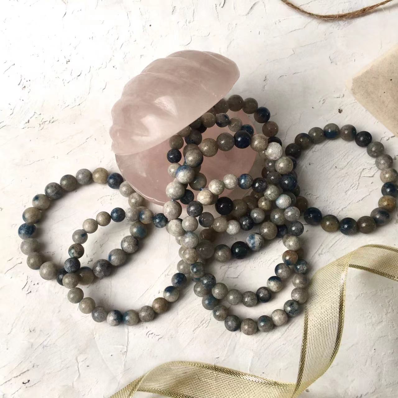 7-10MM Wholesale natural K2  stone K2 jasper high quality healing crystal bracelet