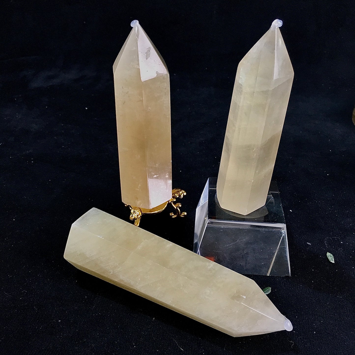 Wholesale natural healing Yellow calcite tower or decoration 1kg