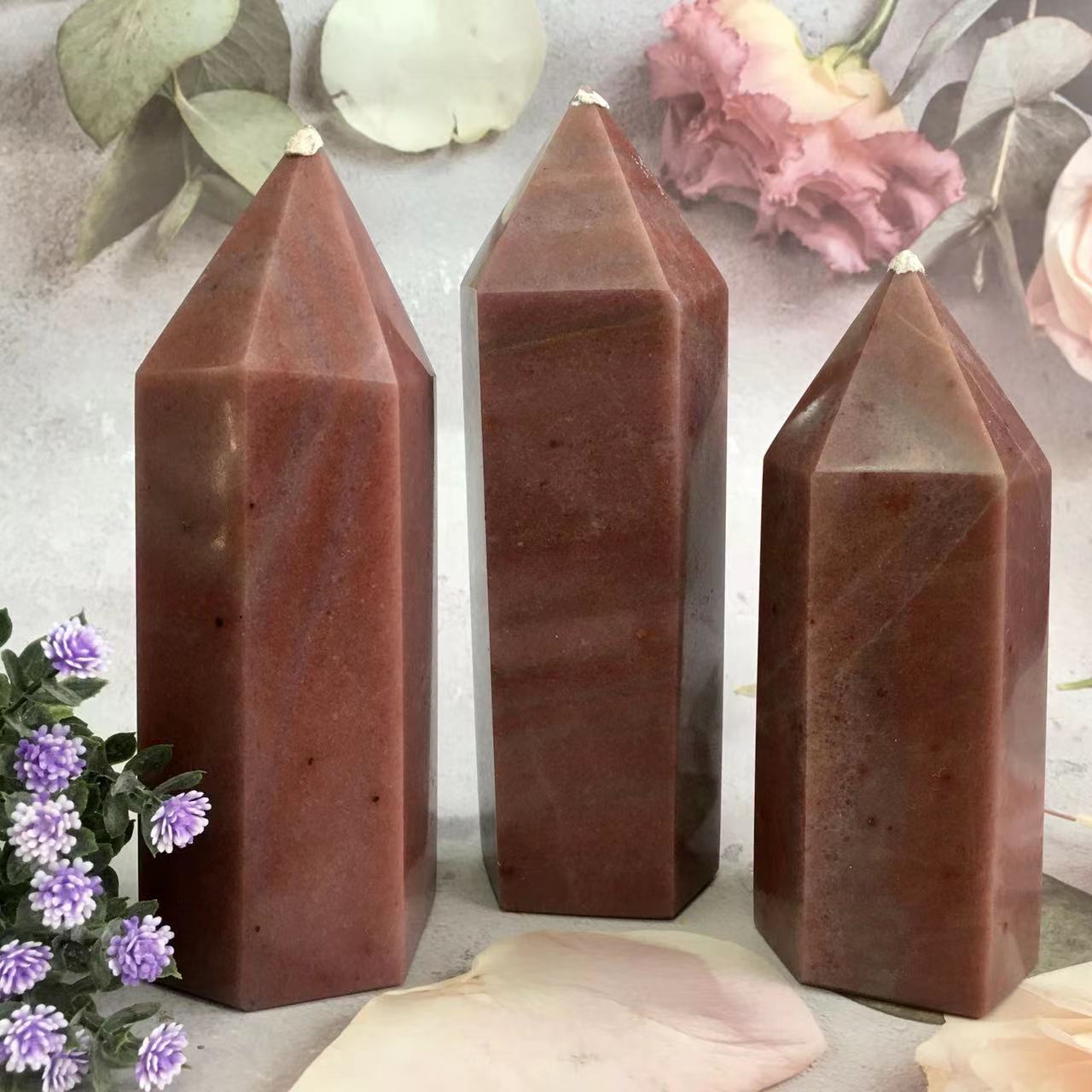 Wholesale Natural Crystal Tower purple Aventurine Tower for decoraiotion 1kg