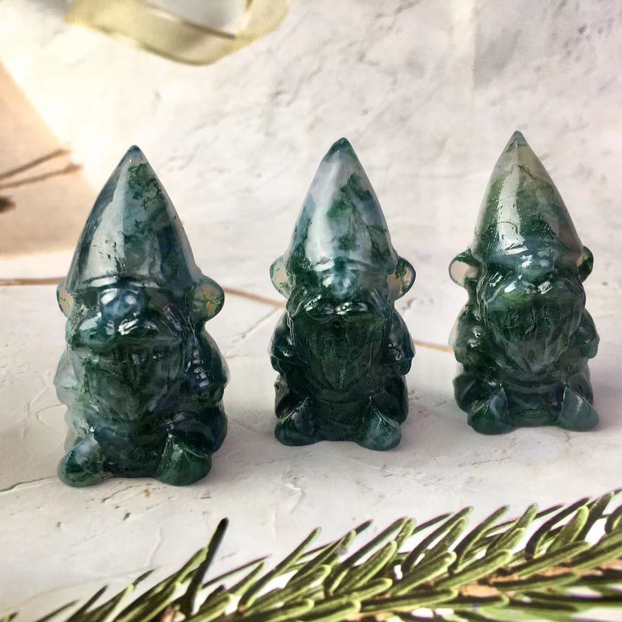 Natural Crystal Carving Dwarf Crystal Crafts Snow White Dwarfs Spiritual Healing Stone For Gift
