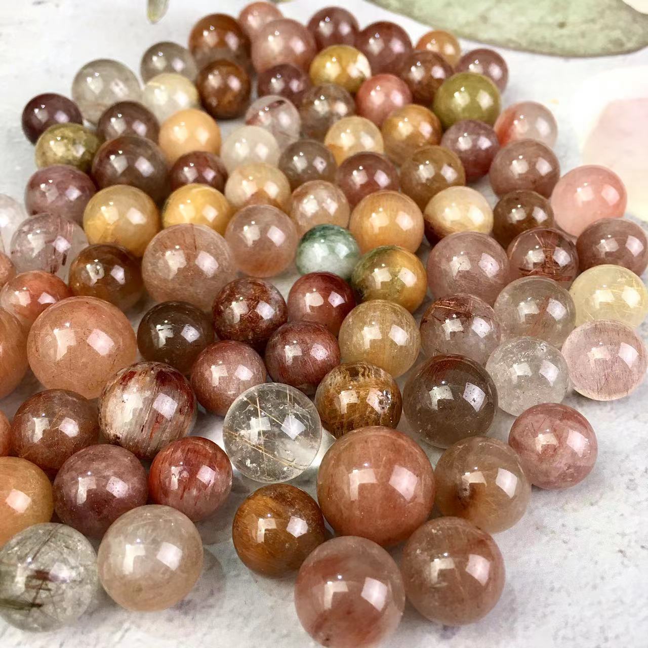 Wholesale Manufacturer Natural  high quality Rutile Bead For Decoration