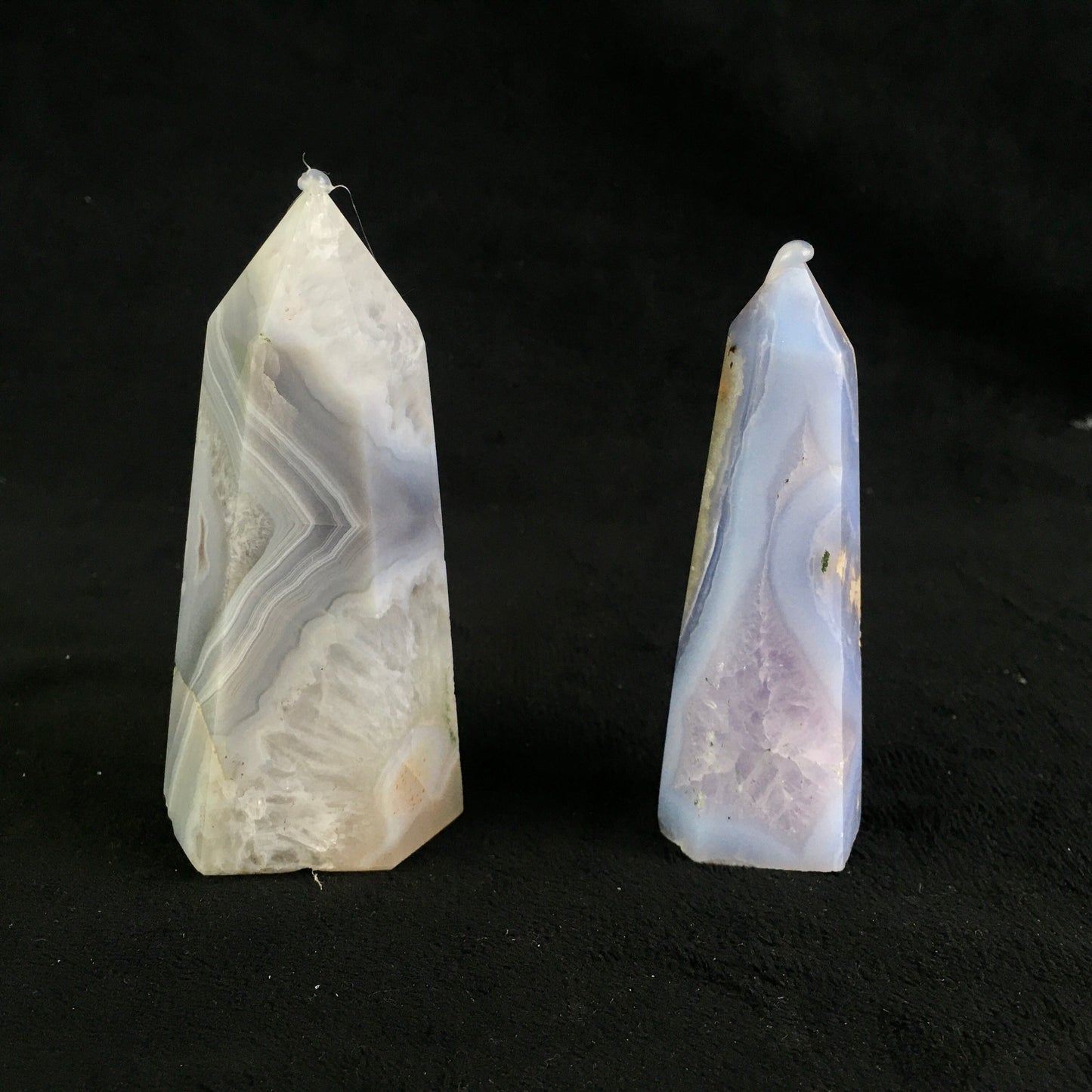 Wholesaler Natural Healing Crystal Blue Lace Agate  Banded  Tower for decoraiotion 1kg