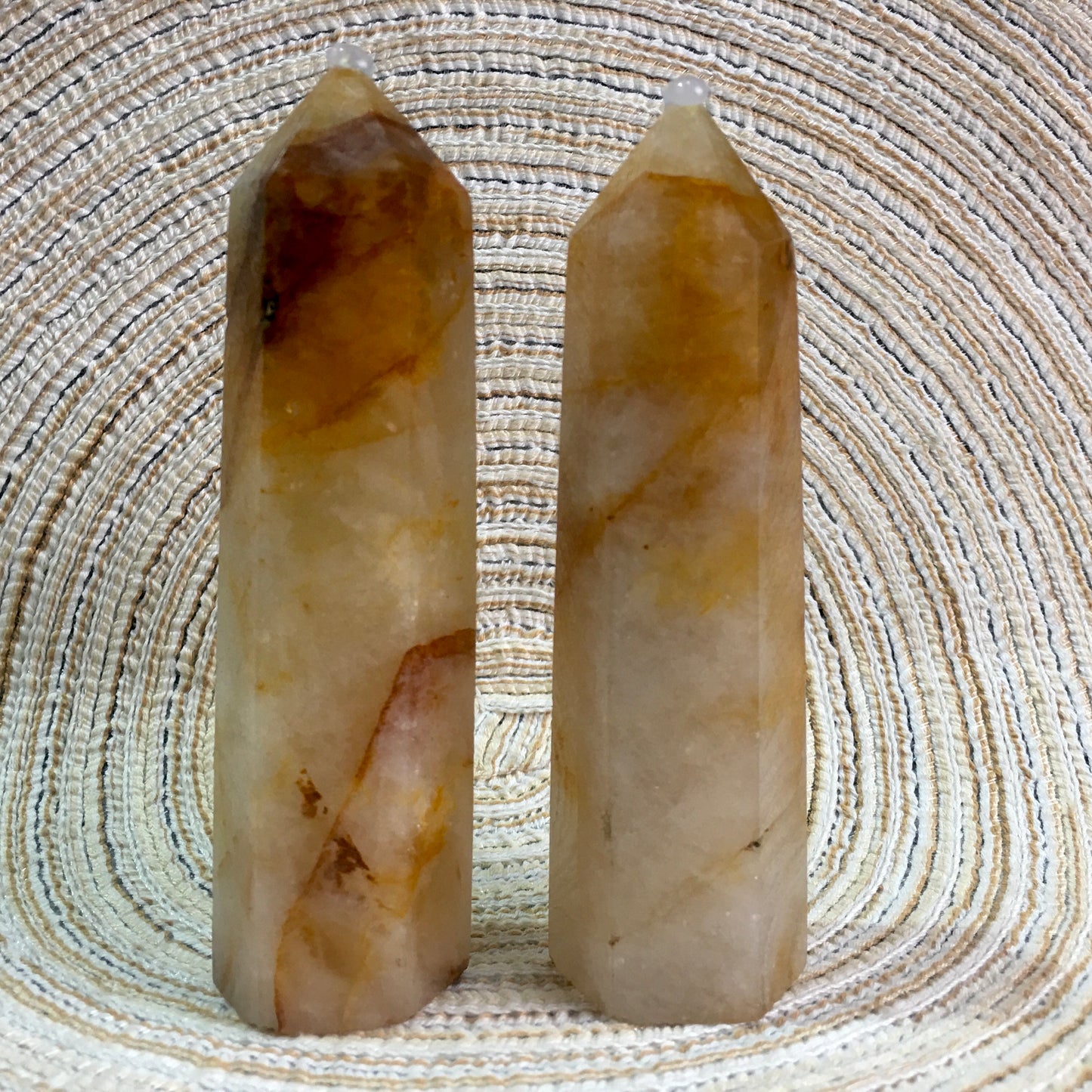 Wholesale natural crystals  golden healer tower for decoration 1kg