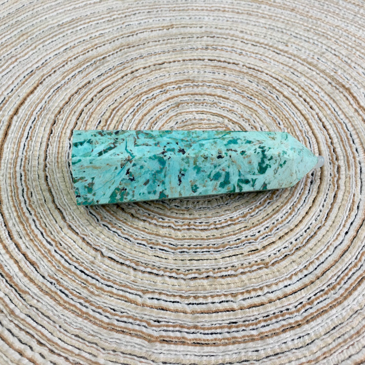Wholesale high quality reiki natural American turquoise Healing stone tower  for decoraiotion1kg