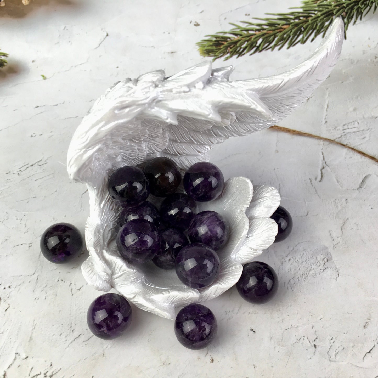Wholesale amethyst beads natural dream amethyst crystal beads round dream amethyst beads Healing Gem stone beads for decoraiotion