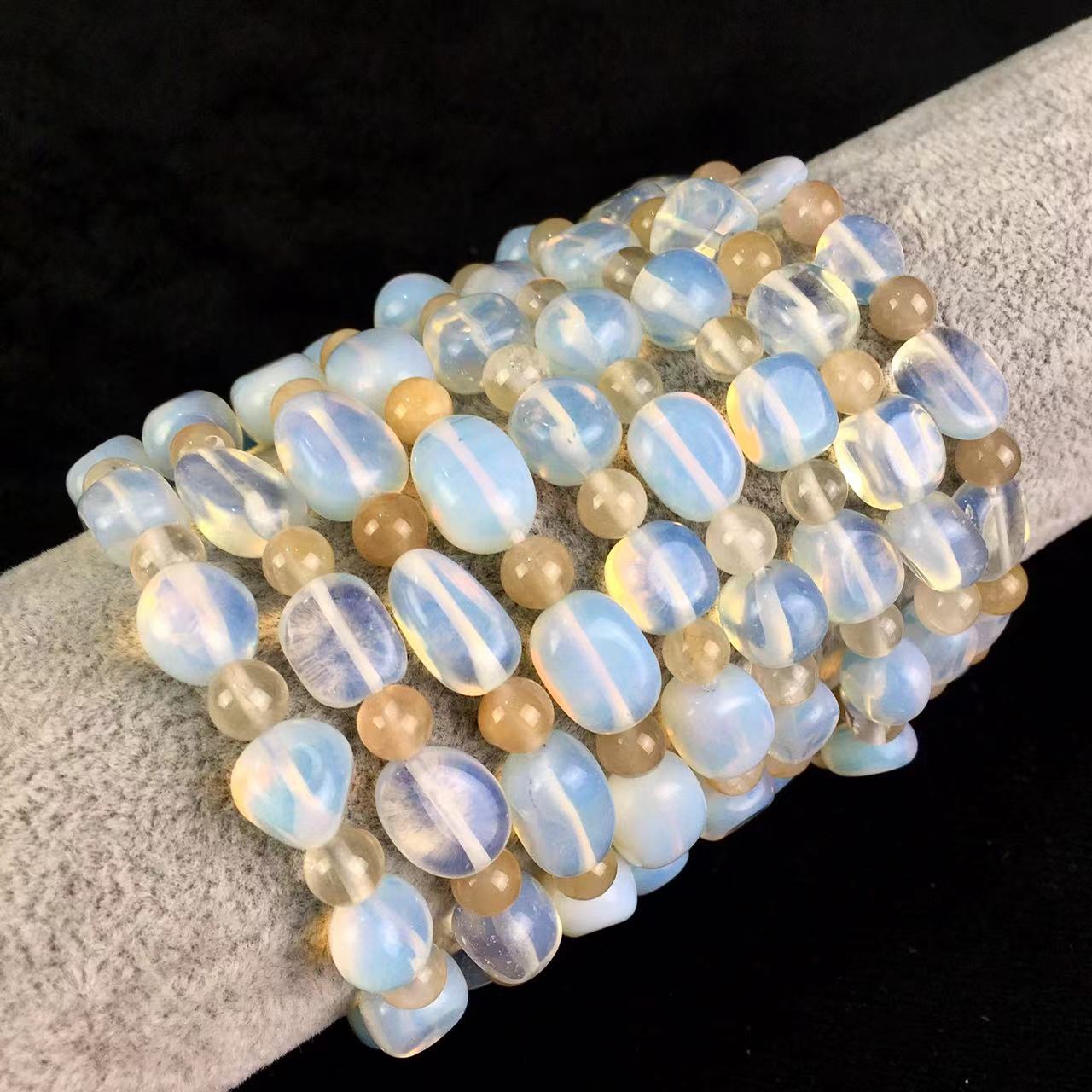 Gemstone Mix Chips Bracelets: Chakra Chips Bracelets: Buy From Healing Crystals Export