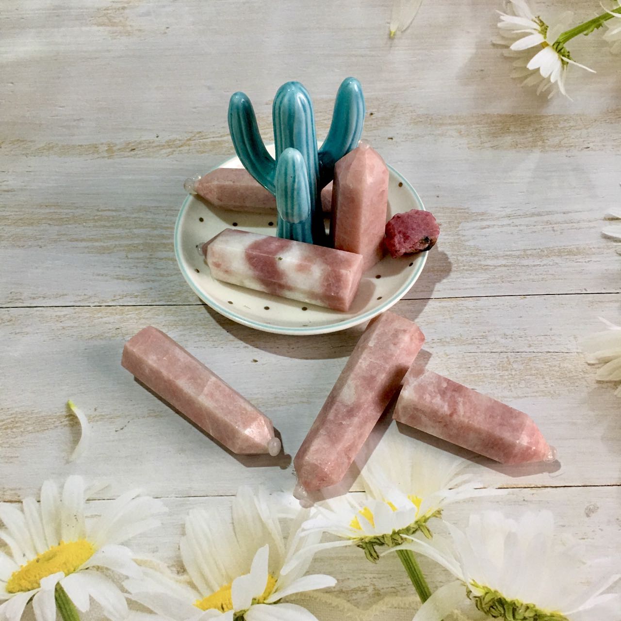 Wholesale Natural Crystal Pink Aragonite tower for Decoration 1kg