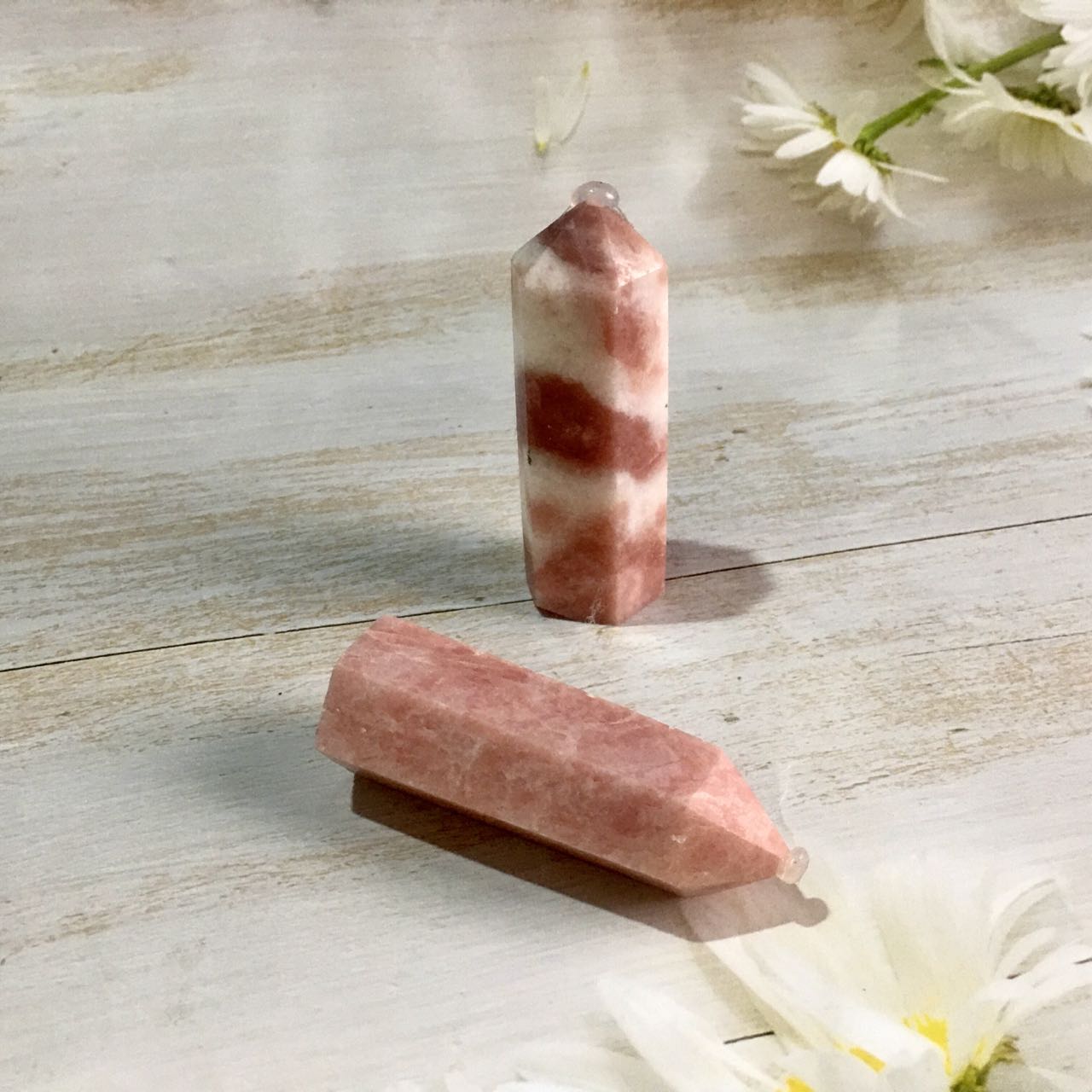 Wholesale Natural Crystal Pink Aragonite tower for Decoration 1kg