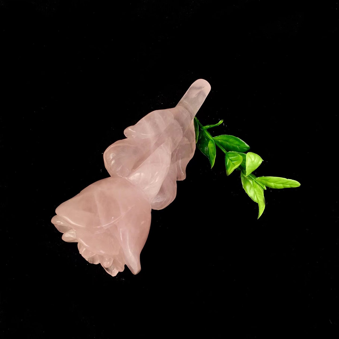 Wholesale natural Crystals Healing Rose Quartz rose Wand For Decoration