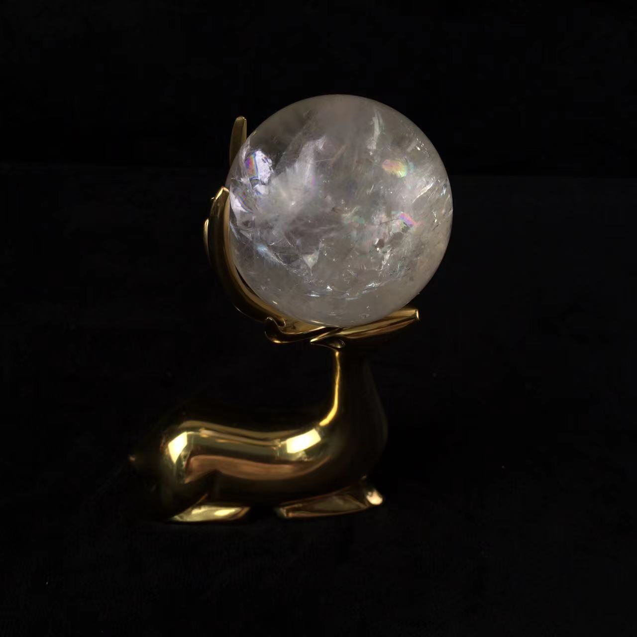 Wholesale Natural Clear Quartz  Sphere  for decoration  1kg