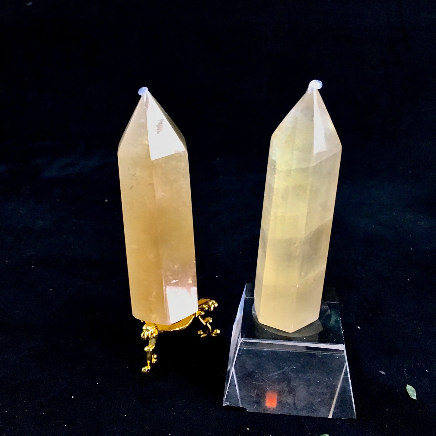 Wholesale natural healing Yellow calcite tower or decoration 1kg