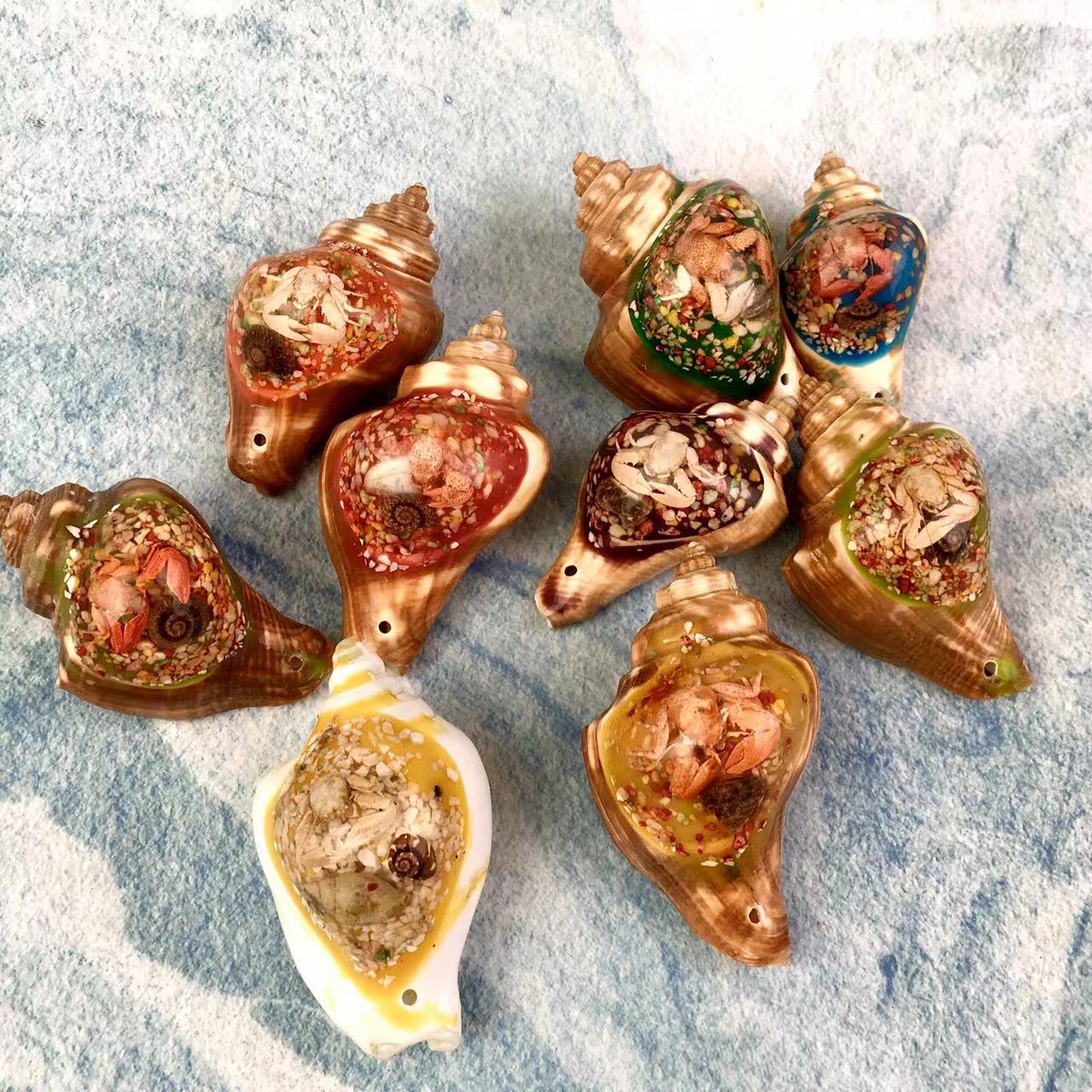 High quality wholesale  Natural Crystal Conch For Decoration