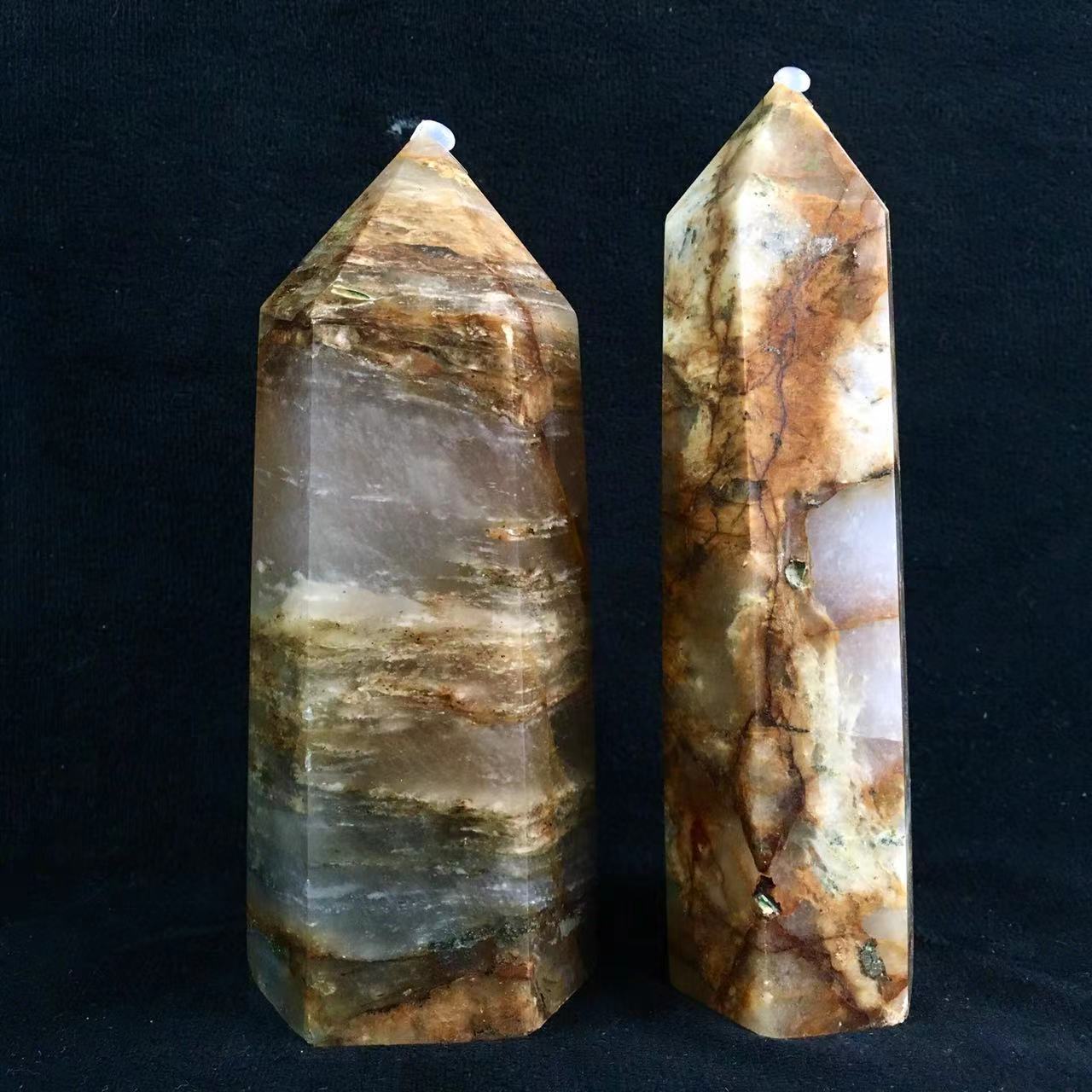 Wholesale natual crystal  golden healer quartz  tower 1kg