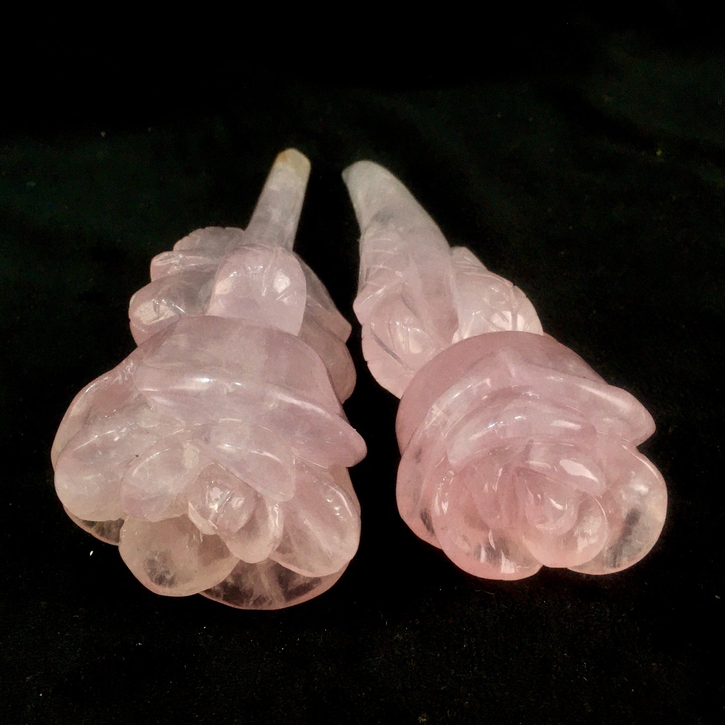 Wholesale natural Crystals Healing Rose Quartz rose Wand For Decoration