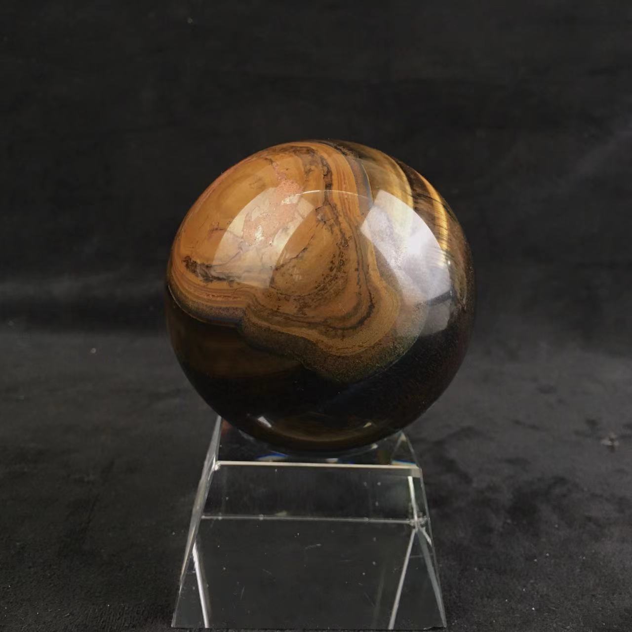 Wholesale Natural Blue Tiger Eye Sphere  for decoration 1kg