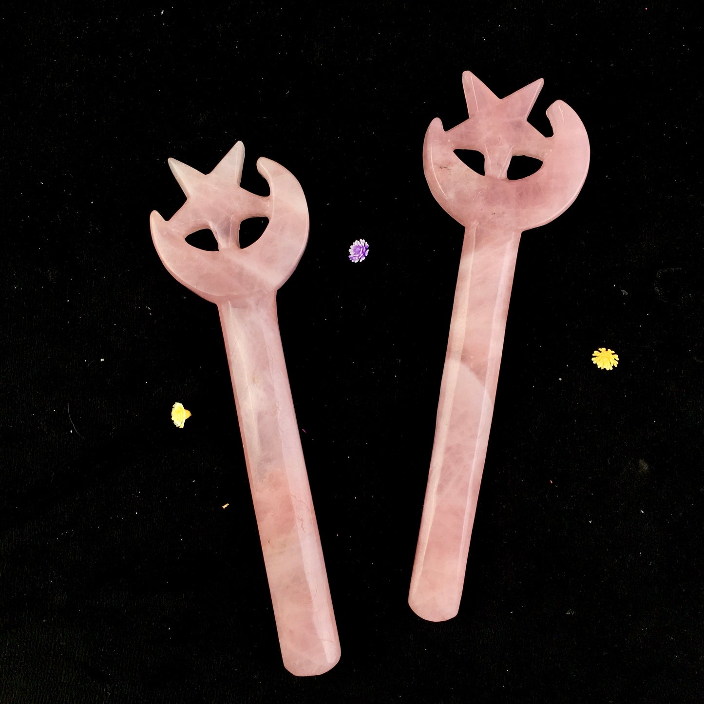 Wholesale natural Crystals Healing rose quartz magic Wand For Decoration