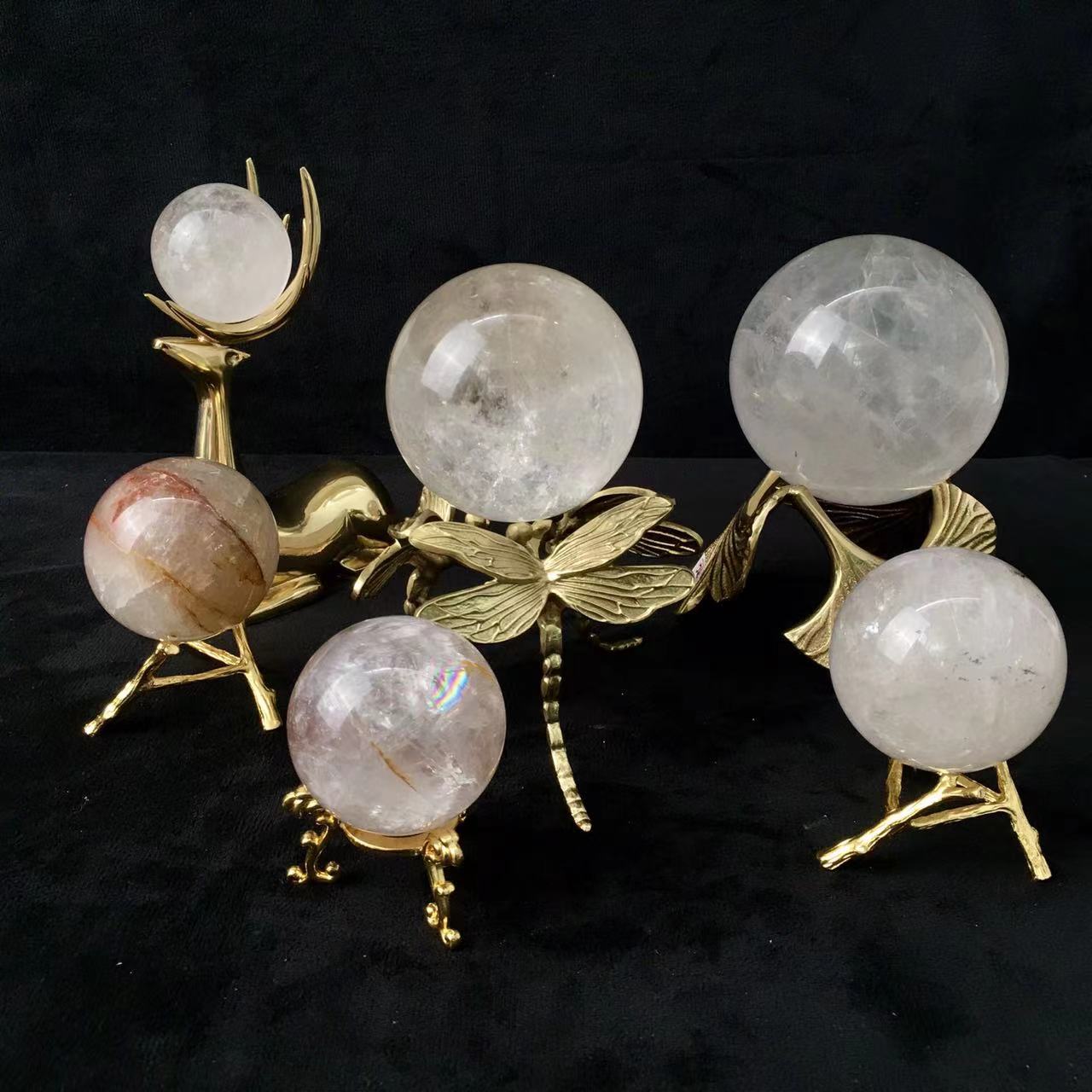 Wholesale High Quality Natural  Clear Quartz  Spheres for decoration  1kg