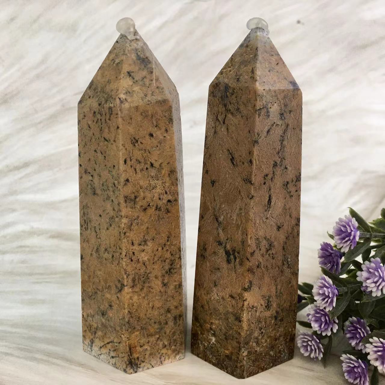 Wholesale high quality reiki natural  Agate rutile Healing stone tower  for decoraiotion1kg